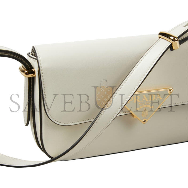 PRADA PATENT LEATHER SHOULDER BAG 1BD339 (20.5*10.5*4cm)